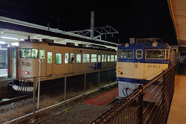 しなの鉄道 115系 JR東日本 EF63 軽井沢駅