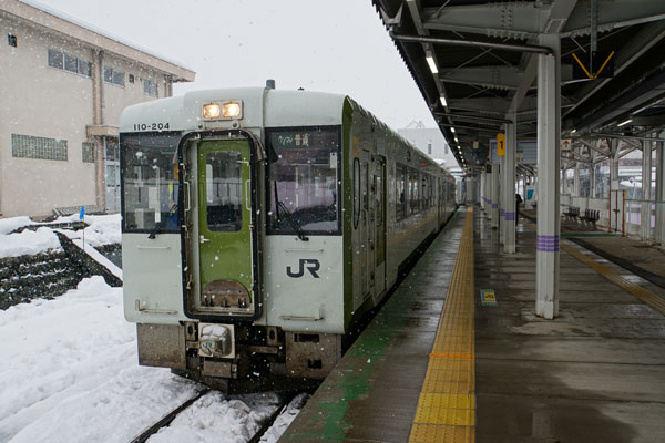 米坂線　米沢駅　JR東日本　キハ110